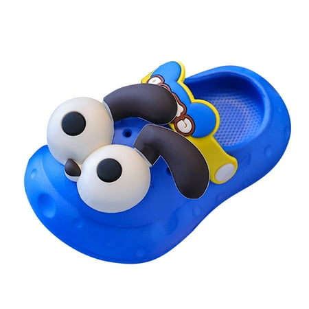 

Huanghuaa Children Slippers Cute Cartoon Beach Slippers For Kids Non Slip Boys Girls Summer Fuzzy Shoe Children s House Shoes