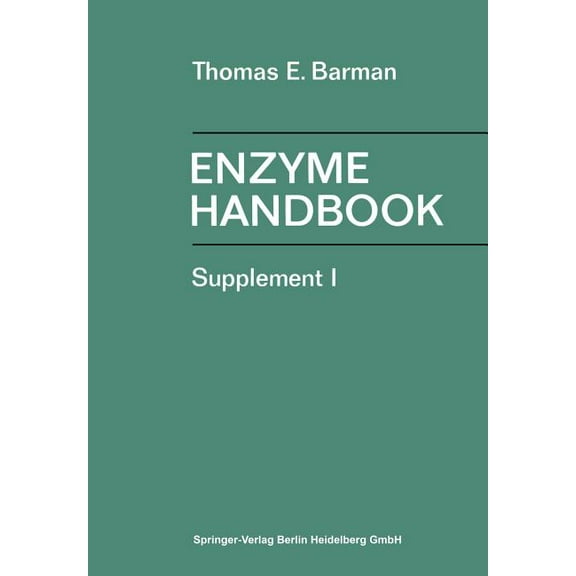 Enzyme Handbook: Supplement I, (Paperback)
