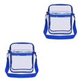 thumbnail image 2 of Guardurnaity Bolso de hombro transparente de PVC, bolso de almacenamiento cruzado impermeable, organizador de doble cremallera, bolsas portátiles Type2 NO2, 2 of 6