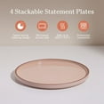 thumbnail image 2 of Our Place Dinner Plates - Set of Four 10.5” Handcrafted Ceramic Dinner Plates | Chip-Resistant, Restaurant-Grade | Stackable & Space-Saving | Spice, 2 of 8