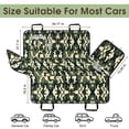 thumbnail image 2 of Funda Impermeable para Asiento de Auto para Perro NECKORY para Asiento Trasero en Camuflaje S, 2 of 7
