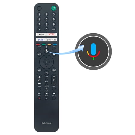 RMF-TX520U Bluetooth Voice Replaced Remote Control fit for SONY BRAVIA KD/XR Models KD-55X79J KD-50X85J KD55X79J