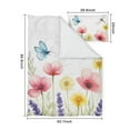 thumbnail image 5 of Flowers Butterfly Dragonfly Duvet Cover and Pillowcase Set for Single Bedding, Bedroom Accessories for Kids Teens, 5 of 5