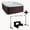 Sea Salt/Espresso, variant on Lifesmart LS450DX Accessory Bundle - 7 Person, 22-Jet, Plug & Play Spa, Sea Salt/ Espresso Brown with a cover lifter and spa steps included!