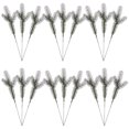 thumbnail image 2 of 24 Uds agujas de pino artificiales ramas agujas de pino artificiales púas de pino sintético decoración navideña, 2 of 8
