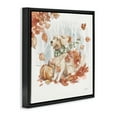 thumbnail image 4 of Stupell Industries Happy Autumn Labrador Holiday Painting Black Floater Framed Canvas Art Prints Wall Art, 25 x 25, 4 of 10