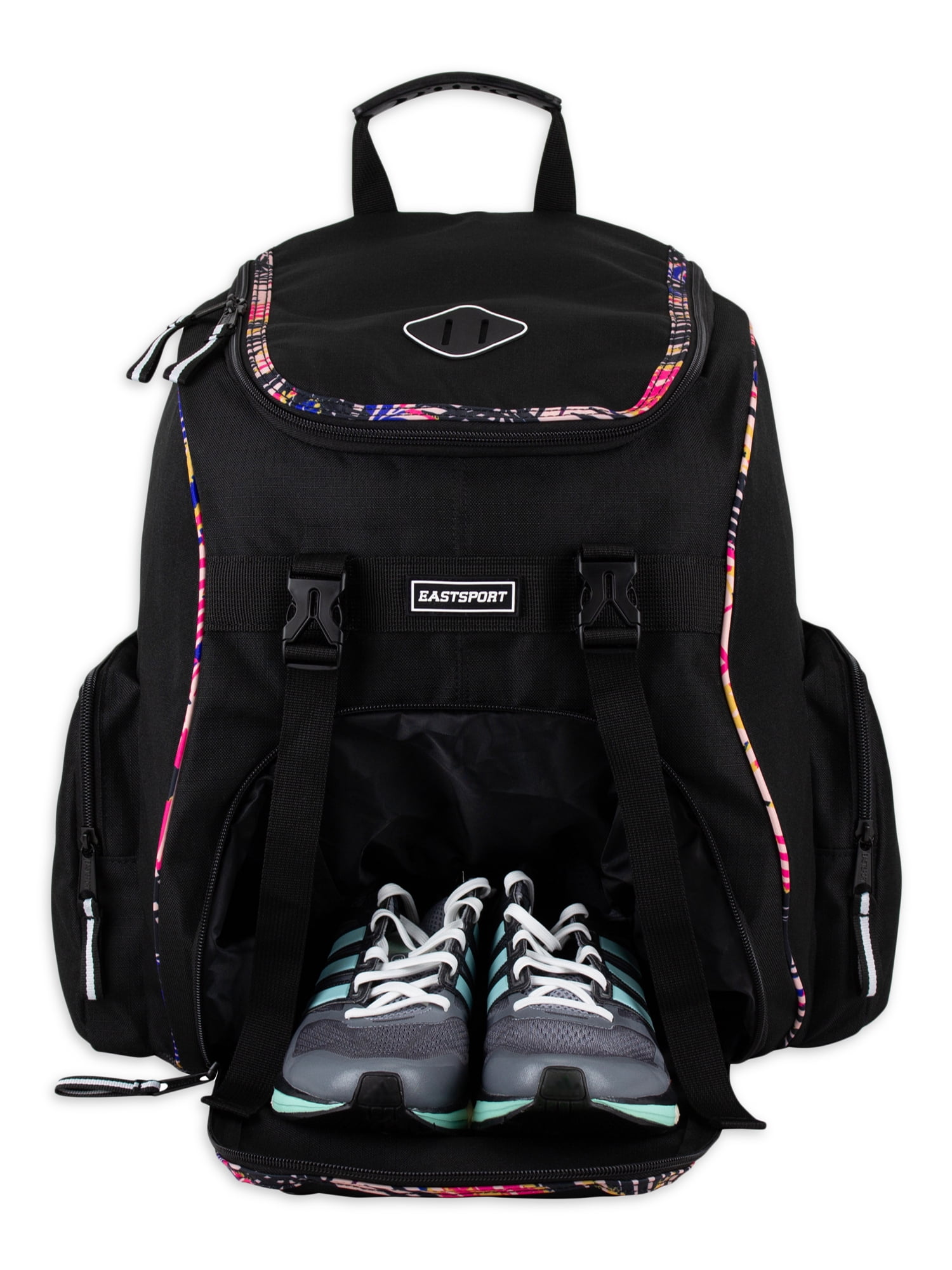 Eastsport Unisex Supersport Backpack, Palm Print Trim