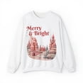 thumbnail image 2 of Merry Bright Christmas House Gift Unisex Heavy Blend™ Crewneck Sweatshirt, 2 of 7