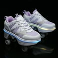 thumbnail image 5 of KOFUBOKE Roller Skate Shoes - Sneakers - Roller Shoes 2-in-1 Suitable for Outdoor Sports Skating Invisible Roller Skates The Best Choice for Building Confidence Style, 5 of 9