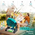 thumbnail image 2 of Ventilador de camping JINLICTE de 9 pulgadas con linterna LED de 2000 mAh y 500 ml, 2 of 8