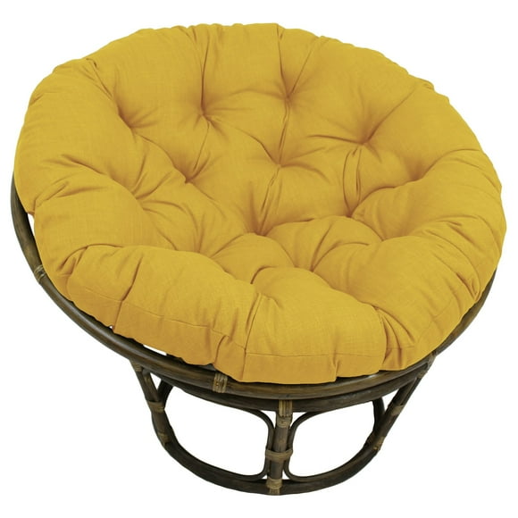 Blazing Needles Indoor/Outdoor Papasan Cushion, 1 Count (Pack of 1), Lemon