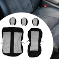 thumbnail image 3 of Funda para Asiento de Coche Colamx Protector de Asiento Delantero Poliéster Gris, 3 of 8