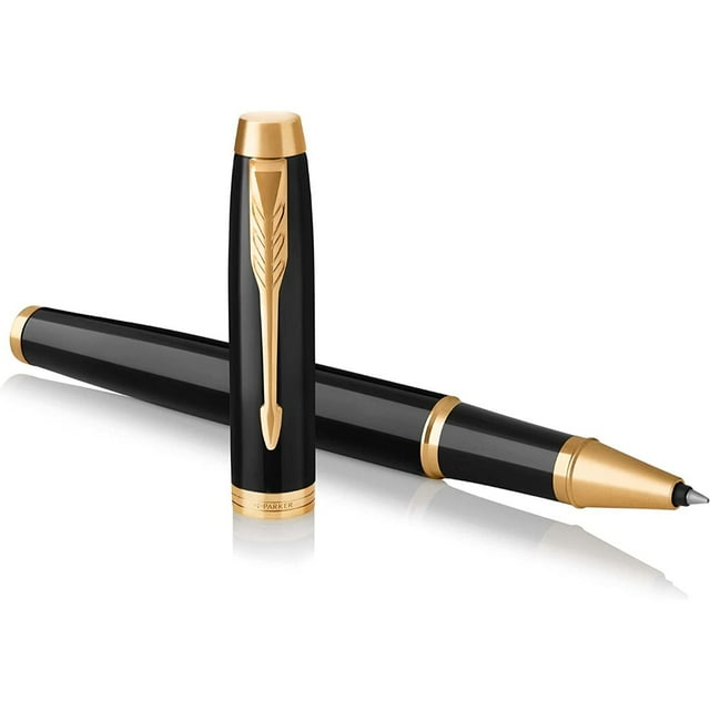 Bolígrafo Parker IM , Negro (Black and Gold), Punta Fina Parker Unisex