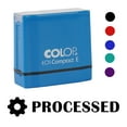 thumbnail image 2 of Printtoo Processed Self Inking Rubber Stamp Pre-Inked Office Stamp- Home Office Business Stationery, Red- 42 x 9 mm, 2 of 7