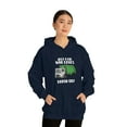 thumbnail image 2 of Trash Day Just A Kid Who Loves Trash Day Garbage Trucks Hoodie, 2 of 4