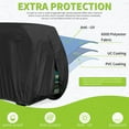 thumbnail image 6 of Gostoto Golf Cart Cover Waterproof Sunproof Fit for Most Golf Cart Club Car Windproof with Zipper Door, 6 of 8