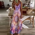 thumbnail image 3 of Kaleidoscope Mandala Colorful Floral Boho Fine Art Sleeveless Dress Summer Dress Woman 2025, 3 of 7