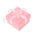 thumbnail image 2 of 24 organizadores de joyas, cajas de regalo para guardar pendientes, pulseras y collares (rosa), 2 of 7