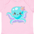 thumbnail image 4 of Inktastic Cute Octopus Blue with Star Boys or Girls Baby Bodysuit, 4 of 5