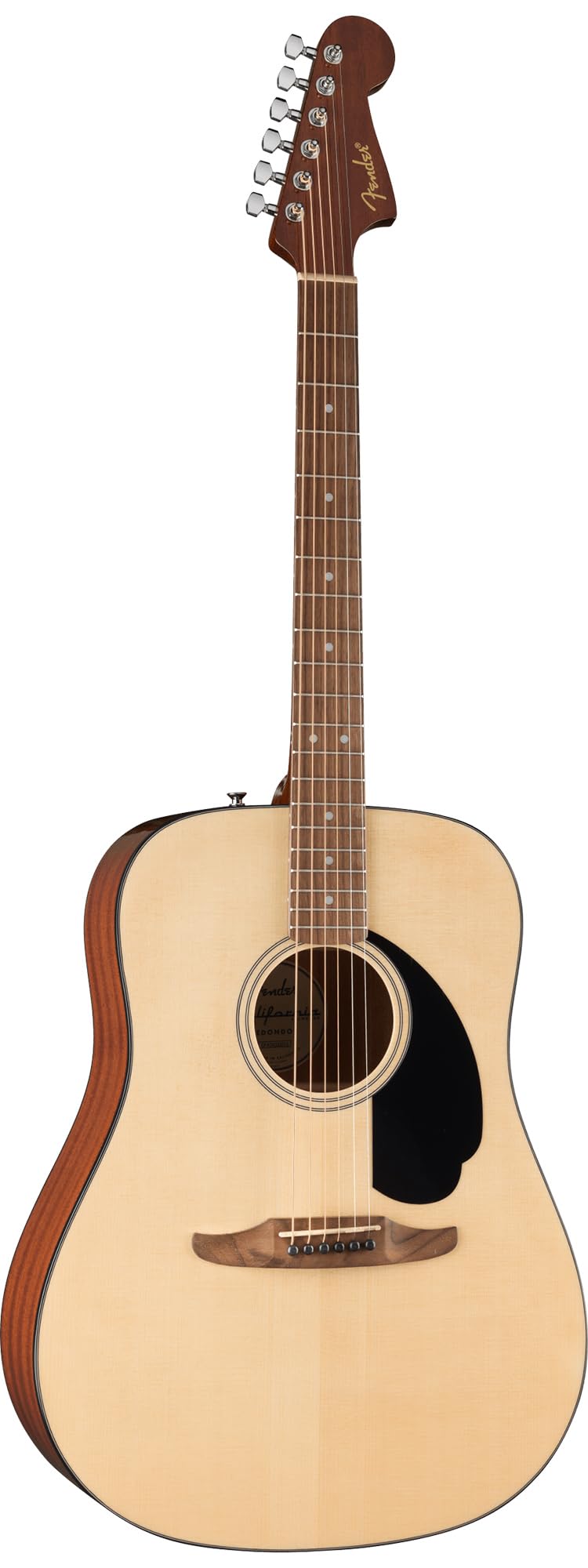 Fender California Standard Redondo Acoustic Guitar Pack - Natural Bundle with Gig Bag, Tuner, Strap, Strings, String Winder, Picks, Fender Play Online Lessons, and Austin Bazaar Instructional DVD
