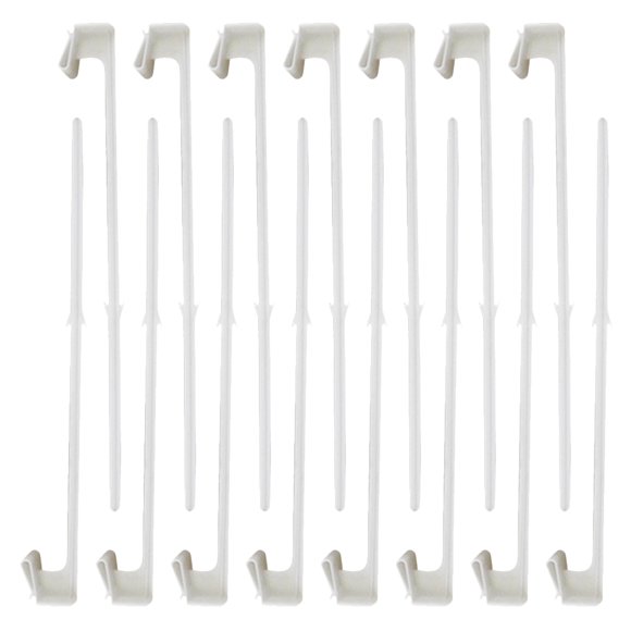 15pcs Car Window Flagpoles Flag Holder Vehicle Window Flag Racks Without Flag
