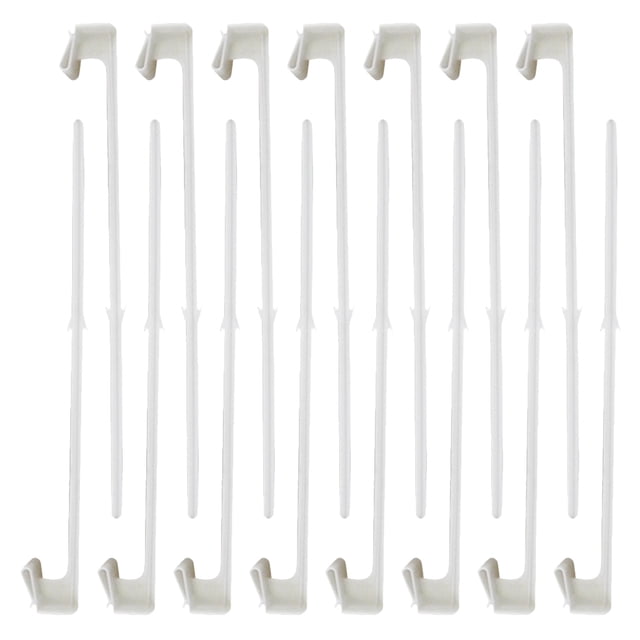 15pcs Car Window Flagpoles Flag Holder Vehicle Window Flag Racks Without Flag