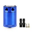 thumbnail image 1 of Universal 300ml Oil Catch Can Compact Baffled 2-port Aluminum Reservoir Oil Catch Tank Fuel Tank Two Hole Breathable Kettle, 1 of 1