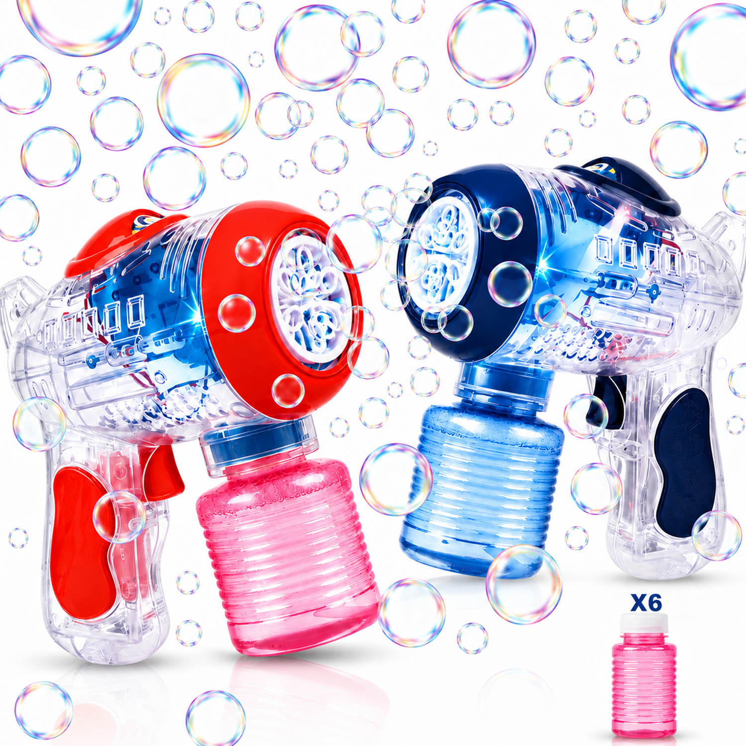 JoyStone 2-Pack Bubble Machine with LED Lights photo 8