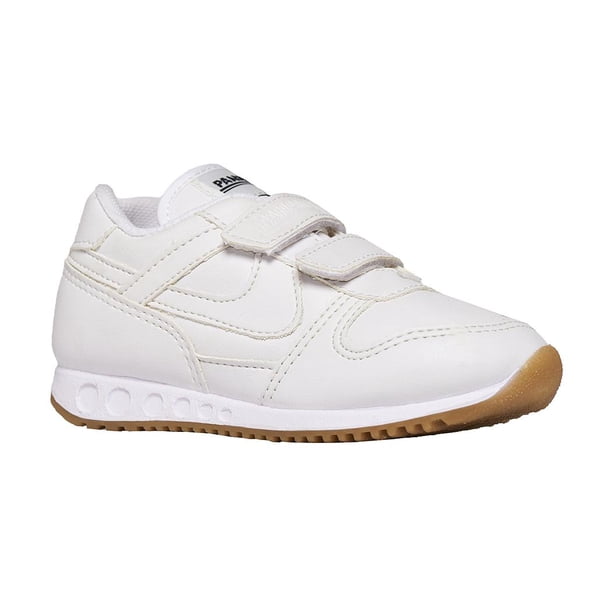 Tenis PANAM moda Casual UNISEX TIPO PIEL niño y niña BLANCO blanco 17 Panam 126A2H