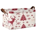 thumbnail image 2 of BZSMCE Collapsible Fabric Cube Storage Bins Joyful Christmas Pattern Design Pattern Storage Box, 2 of 8
