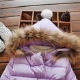 thumbnail image 6 of Esaierr Kids Baby Girls Winter Hooded Cotton Coats for Toddler Warm Cotton Jacket Tops Zipper Thickened Outerwear Snowsuit 9M-7Y, 6 of 9