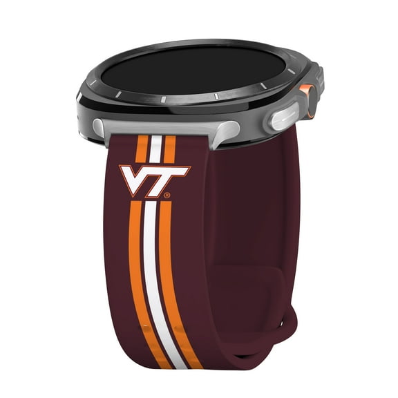 Hokies HD Watch Band for Samsung Galaxy Watch Ultra 47mm (Long Stripes)