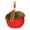 Light Pink, variant on Persimmon Keychain Plush Good Fortune Charm Keyring for Bag