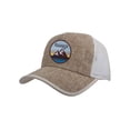 thumbnail image 2 of Top Headwear Courage Patch Straw Adjustable Trucker Hat - Natural/White, 2 of 2