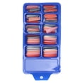 thumbnail image 1 of 100pcs Acrylic Nail Art Tips Set Pure Color Full Cover Press on prosthetic Nails, Durable & , 10 Sizes with 6 Colors for Professional Nail Experts or Learners, Suitable for Parties, 1 of 7
