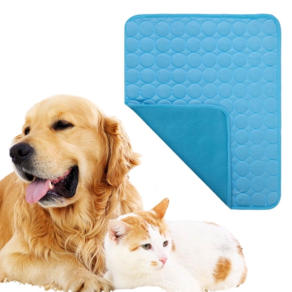 Dog Cooling Mat, Washable Waterproof Cooling Blanket for Dogs, Soft Breathable Pet Cooling Pad for Crate, Bed & Floor
