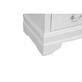 thumbnail image 2 of Glory Furniture Louis Phillipe 2-drawer Wooden Nightstand White Painted, 2 of 5