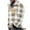 Beige, variant on Men Casual Fall And Winter Plaid Hoodie Pocket Long Sleeve Stand Collar Pullover Jacket