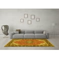 thumbnail image 3 of Ahgly Company Indoor Rectangle Medallion Yellow Traditional Area Rugs, 8' x 10', 3 of 4