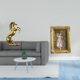 thumbnail image 2 of Estatua De Caballo De Resina Hecha A Mano Con Marco De Fotos Frontal De Cristal, Soporte Para Tarjetas De Presentación Para Estanterías De Mesa, Chimenea, Dormitorio, Oficina, Decoración De, 2 of 8