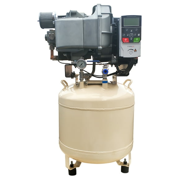 HPDMC 3HP Oil Free Electric Scroll Compressor 230V/3Ph 8CFM Max.116psi with 10Gal Tank