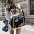 thumbnail image 6 of PVC Transparent Backpacks Clear Backpack for Travel and Outings A Large Group Of Dogs, 6 of 7