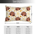 thumbnail image 4 of Disketp Pillow Covers Fall Turkey Pattern Throw Pillow Case Cushion Covers,Cushion For Bedroom,Couch,Home-14"X20", 4 of 9