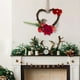 thumbnail image 5 of Guirnalda de ratán en forma de corazón con flores artificiales para colgar en la pared, ideal para bodas, puertas y sillas. Decoración para el hogar.,Wsvlmg, 5 of 8