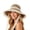 Khaki, variant on Straw Hats for Women Wide Brim Sun Hat Foldable Packable Beach Hat for Vacation Travel