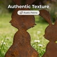 thumbnail image 6 of 2Pcs Rustic Easter Bunny Garden Stakes, Metal Yard Signs for Easter Decorations Outdoor Spring Home Decor by PALIFEUR, 6 of 12