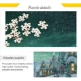 thumbnail image 2 of Dreamtimes Snowflakes Christmas Puzzle 500 Pieces - Wooden Jigsaw Puzzles for Family Games - Suitable for Teenagers and Adults, 2 of 7