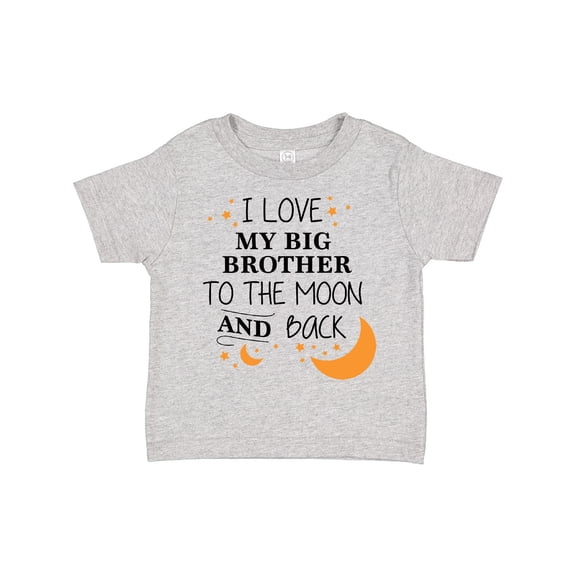 Inktastic I Love My Big Brother to the Moon and Back Boys or Girls Toddler T-Shirt