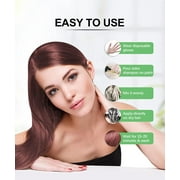 Herbishh Hair Color Shampoo for Gray Hair, Permanent, Men & Women (Grape Red 500ml)