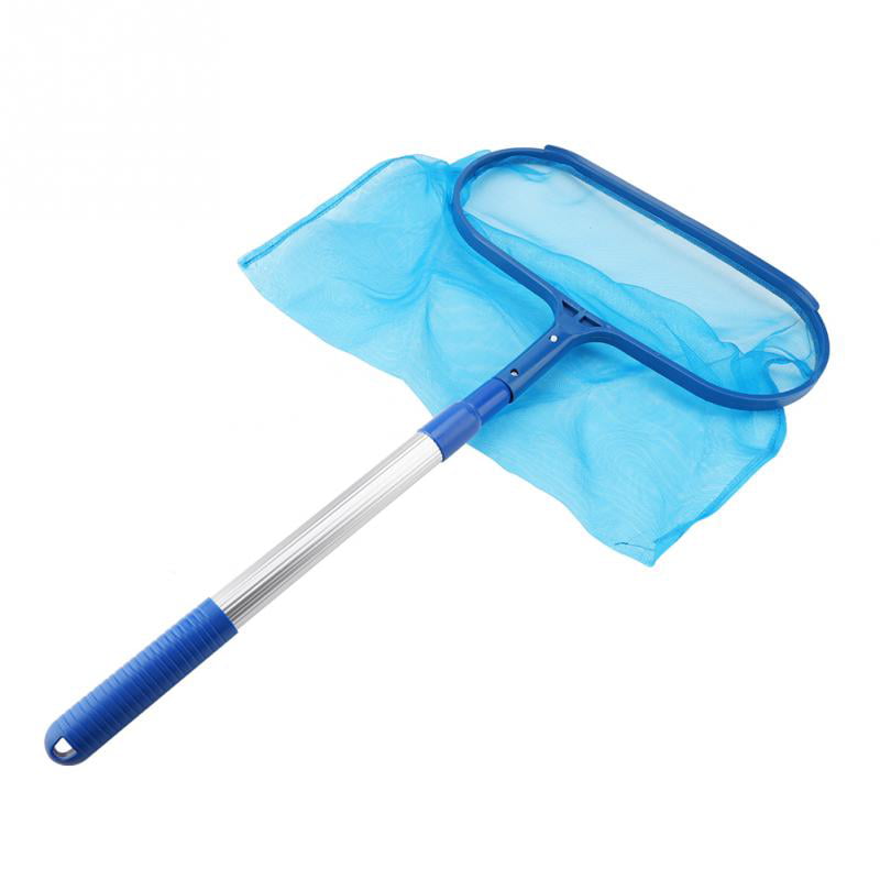 Details about   Pool Skimmer Net with Telescopic Pole Aluminum Blue Swimming Pool Cleaning Tool 